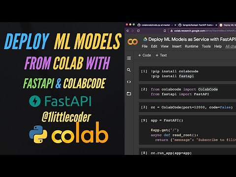 Deploy ML Models from Colab with FastAPI & ColabCode - Free ML as a Service