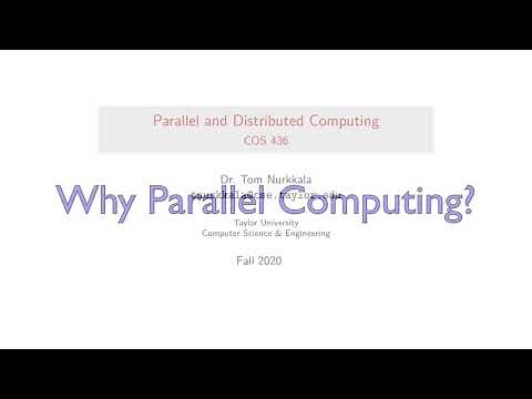 Why Parallel Computing