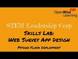 Python Flask Web Survey App Tutorial