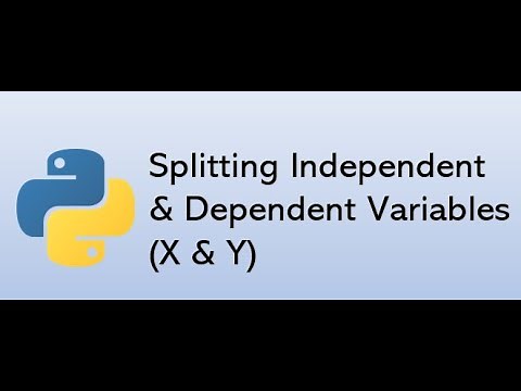 Split Data to Dependent and Independent Variables - Data Science Class#11