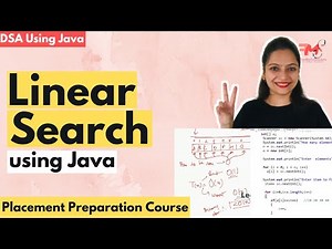 Linear Search Algorithm (Concept +Java Code) | Time Complexity | Data Structures using Java #49