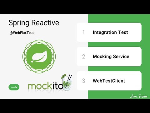 Spring Boot WebFlux | Write Integration Test Using Mockito & Junit | JavaTechie