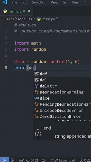 Python Basics: MODULES in Under a Minute! 📦