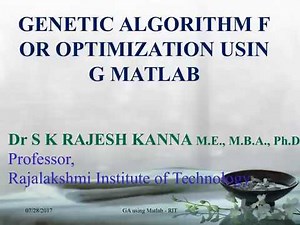 Genetic Algorithm using Matlab