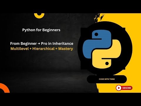 Multilevel & Hierarchical Inheritance in Python Explained with Real Use-Cases