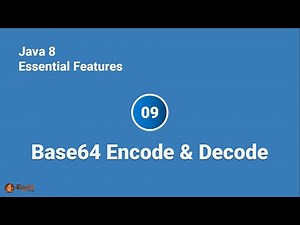Base64 Encode & Decode | Java8 Essential Features