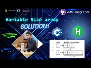 Hackerrank solution Variable Sized Arrays | Complete HackerRank C++ Tutorial #vineetbhardwajtrainer