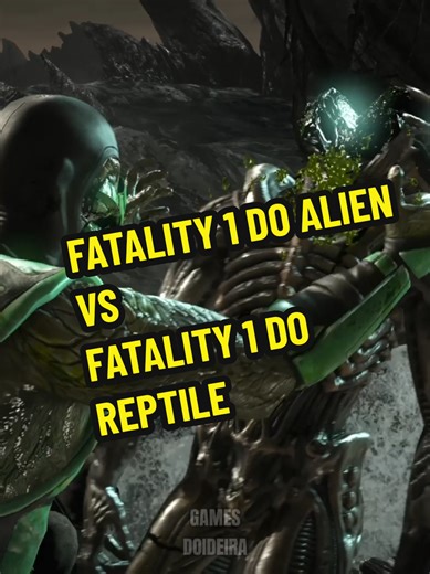 Mortal Kombat XL: Alien vs Reptile Fatalities Comparison
