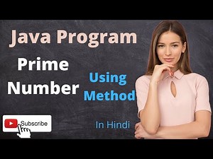 Prime number by using method in java