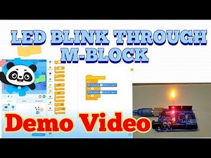Led Blinking Simulation and Demo | M Block | Arduino UNO |