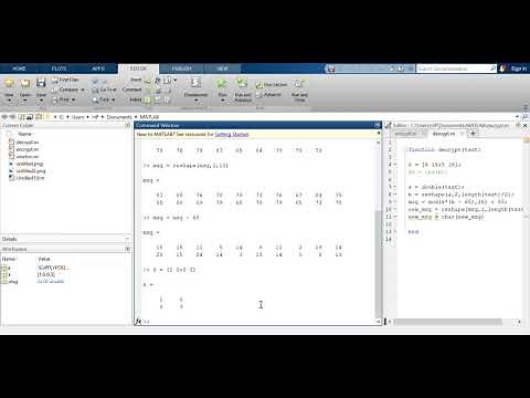 Encryption Hill-2-Cipher MATLAB