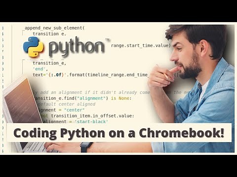 Coding on a Chromebook - Python Setup