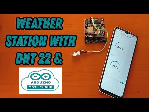 Weather Monitoring with ESP8266, DHT22 & Arduino IoT Cloud | Real-Time Temp & Humidity Logger