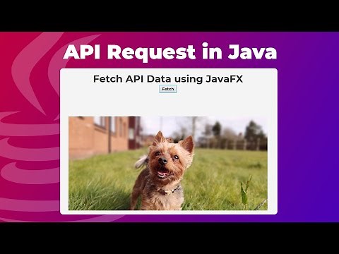 How to connect to an API using JavaFX | Dog API