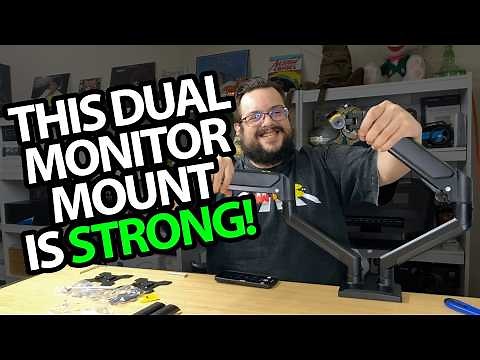 Effortless Dual Monitor Setup with MOUNT PRO Desk Mount
