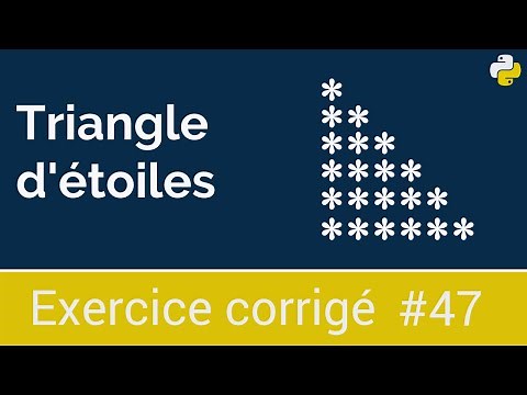 Corrected exercise #47: Program that allows you to draw a triangle of stars | Python