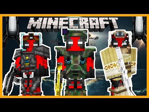 Minecraft - FUTURISTIC WEAPONS AND ARMORS IN THE ALIEN VS PREDATOR MOD (GEAR UP FOR BATTLE)