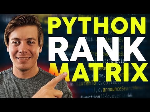 Rank of a Matrix in Python: Learn the Basics and Solve with Numpy