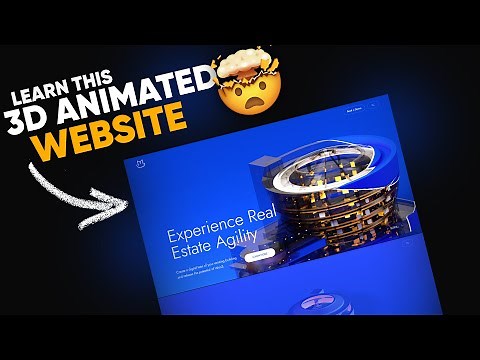 Create a 3D Animated Website Using HTML, CSS & JS | Scrolling Animations with Canvas