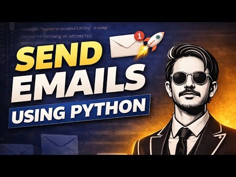 Send Email Using Python | SMTP + Gmail App Password (Step-by-Step Project)