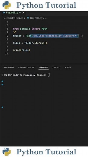 List Files in a Folder Using Pathlib | Python Tutorial