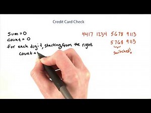 Credit Card Checksum - Intro to Java Programming