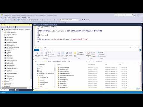 Moving SQL Server Database Files