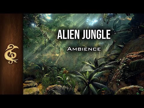 Alien Jungle | Eerie Fauna/Flora, Strange, Sci-Fi RPG Ambience | 3 Hours