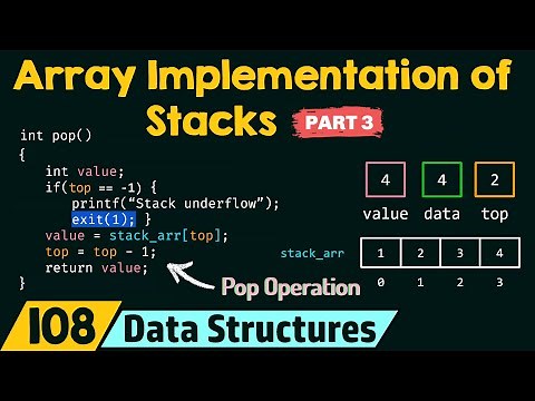 Array Implementation of Stacks (Part 3)