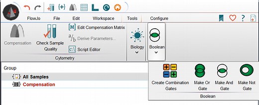 Boolean Gates - FlowJo Documentation