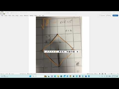 Making a diagonal using the Pythagorean theorem