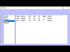 How filter ListView using ListBox in VB.net and SQL Server