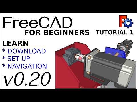 FreeCAD 0.20 For Beginners | 1 | Setup , preferences and navigation | Easy Tutorial for Learning CAD