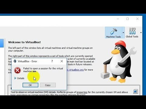 How to fix VirtualBox "Failed to open a session for the virtual machine" error (IMAGE_READ_ONLY)