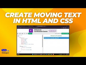 How to Create Moving Text in HTML and CSS - Full Guide [2025]