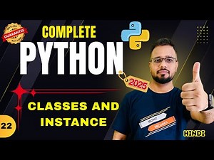 Python Tutorial in Hindi #22 - Attributes, Methods, Static Method