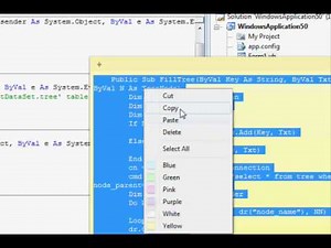 How to: populate TreeView control from a database in VB.NET