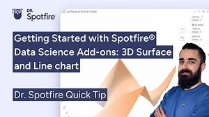 Getting Started with Spotfire Data Science Add-ons: 3D Surface and Line Chart | Spotfire