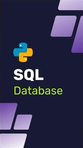 Setup Python SQL Database Quickly ⚡