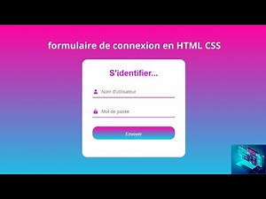 Comment créer facilement un formulaire de connexion en HTML CSS pour les débutants