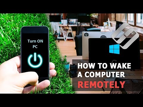 🖥️ How to Wake a Computer from a Smartphone by Wi-Fi or Remotely with TeamViewer 📱