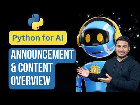 Python for AI | Announcement & Content Overview #0