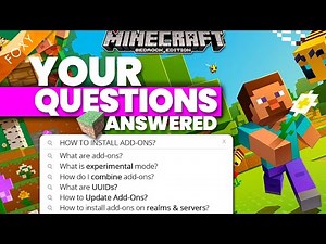 Answering YOUR questions about Minecraft Add-Ons for Bedrock