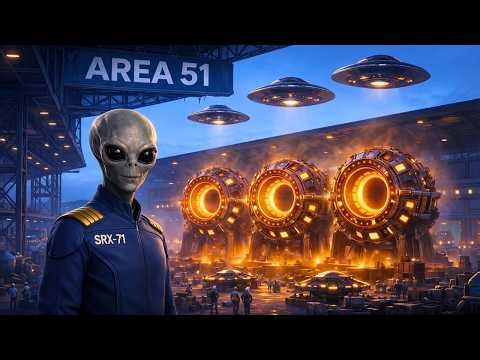 How UFO Vortex Engines Are Made Inside an Alien Factory | AI Simulation