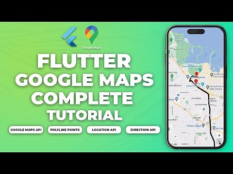 Flutter Google Maps Tutorial | Location Tracking, Maps, Markers, Polylines, Directions API