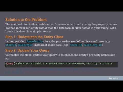 Resolving the Invocation of init method failed Error in Spring Data JPA