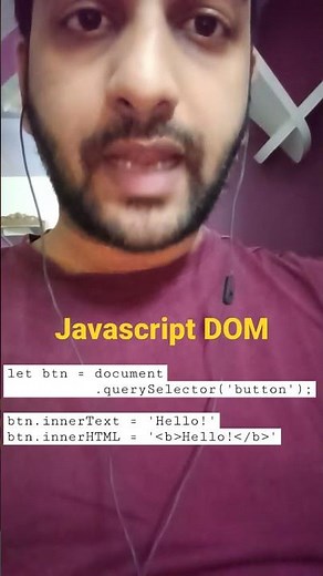 Javascript DOM - innerText and innerHTML