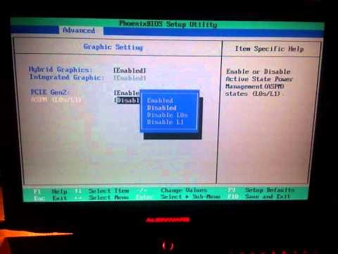Alienware m17X Enable The Dual GPU SLI Mode