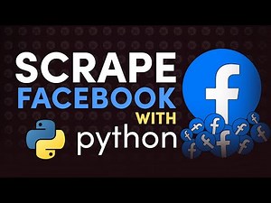 How to Scrape Data From Facebook Accounts | Python Tutorial