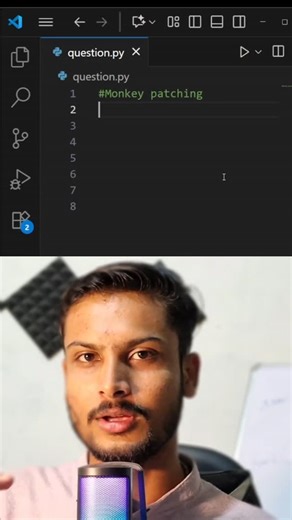 Akshat & Sanskaar • AI Researchers! on Instagram: "Monkey patching in python 🤔 . . . . #python #programming #college #interview #coding"